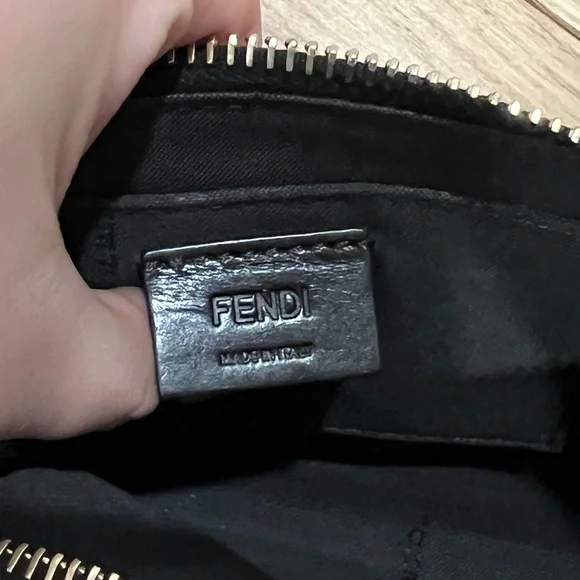 Authentic Fendi Small Leather Pouch Bag - Picture 3 of 10